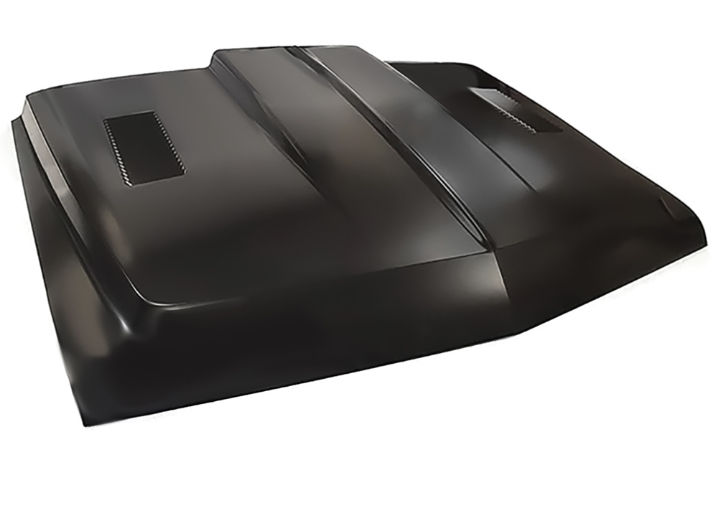 Cófre Tipo Cowl Induction con Aletas (Louvered) – Elevación de 2” – Compatible con Chevrolet y GMC 1967-1968 – Instalación Directa