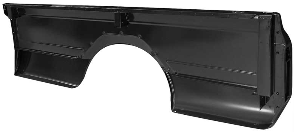 Panel Lateral de Caja 1967–72 Chevrolet / GMC Fleetside — Long Bed 8’ — Sin Alojamiento para Cuarto Lateral — Lado Derecho (Pasajero)