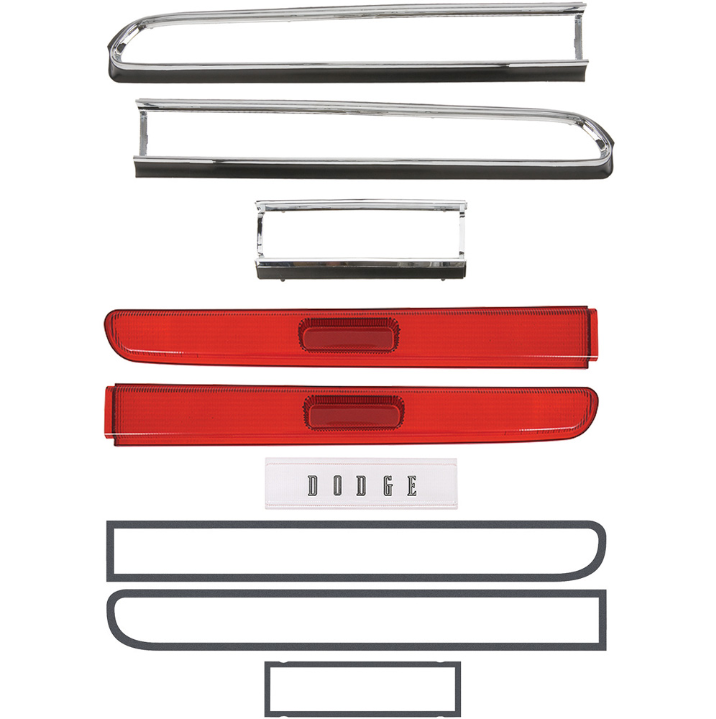 Kit de Restauración e Iluminación trasera Secuencial LED para Dodge Challenger 1970
