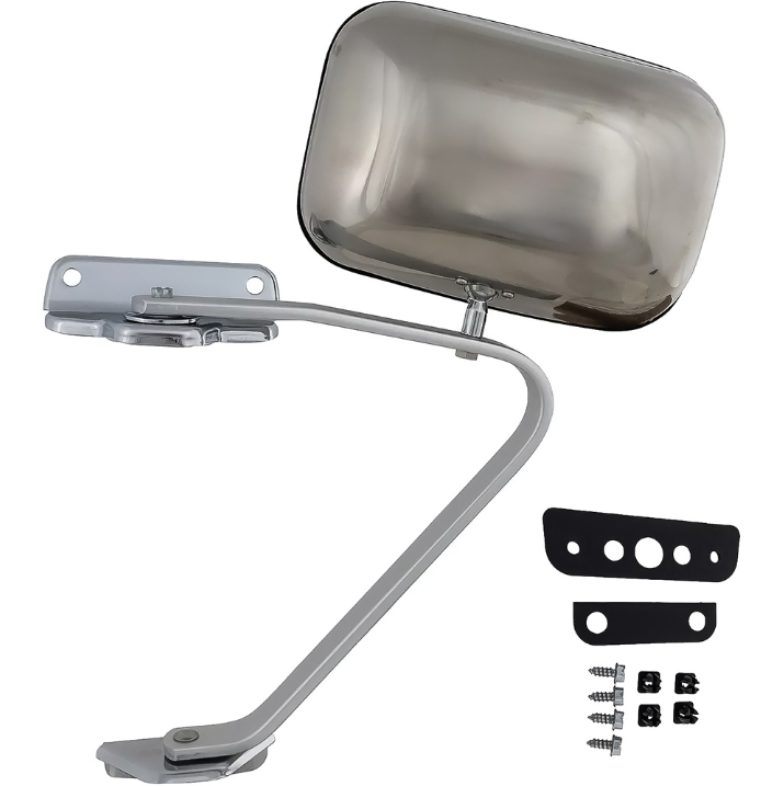 Par de Espejos Exteriores (Cromados) Tipo Swing Lock para Ford F-Series y Bronco (1980-1996)