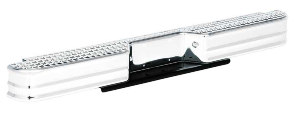 Defensa Trasera Tipo Step Bumper Universal — Fleetside — Cromada, para Chevrolet/GM 1967 - 1991