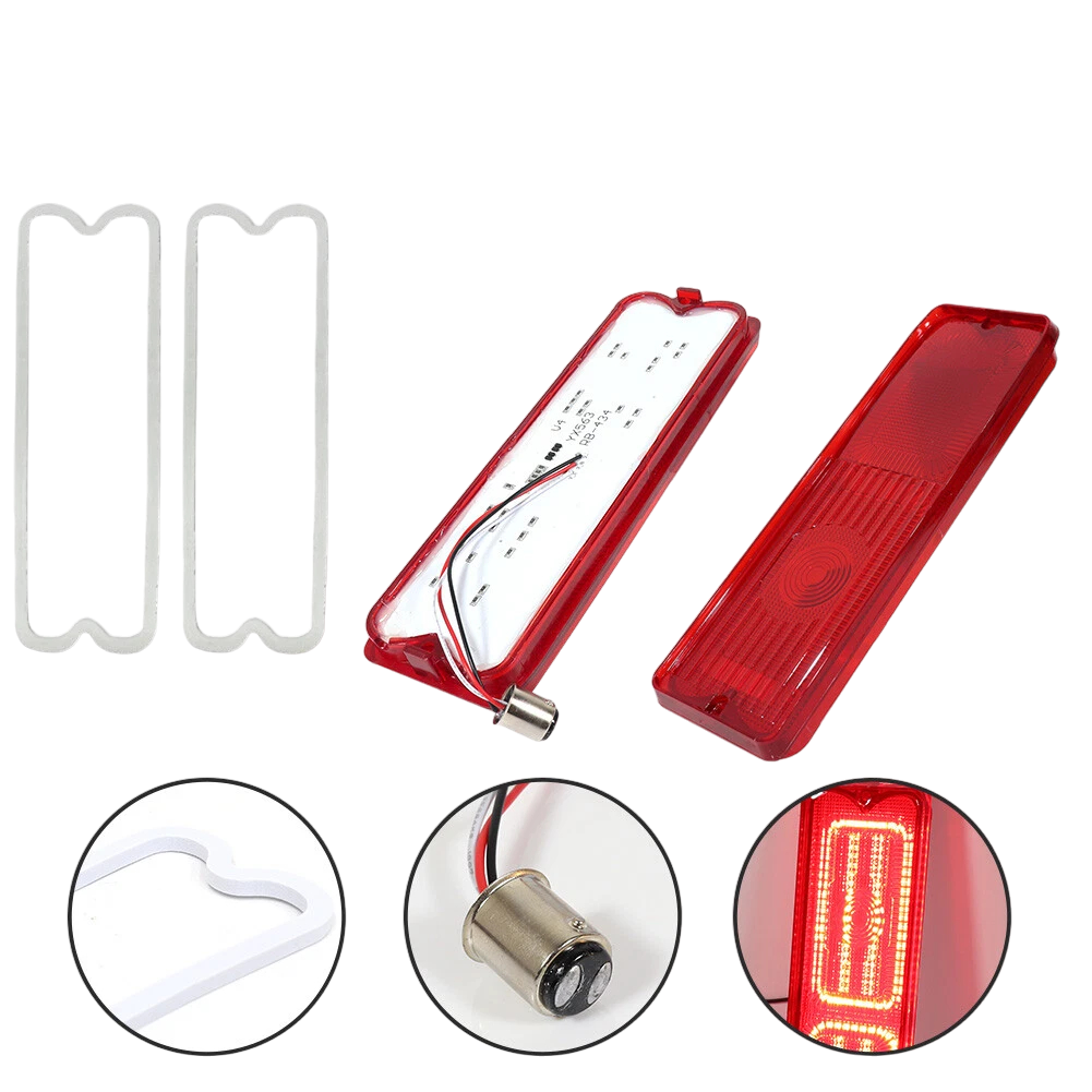 Juego de Luces Traseras LED con Luz de Reversa – Chevy y GMC Pickups 1967-1972