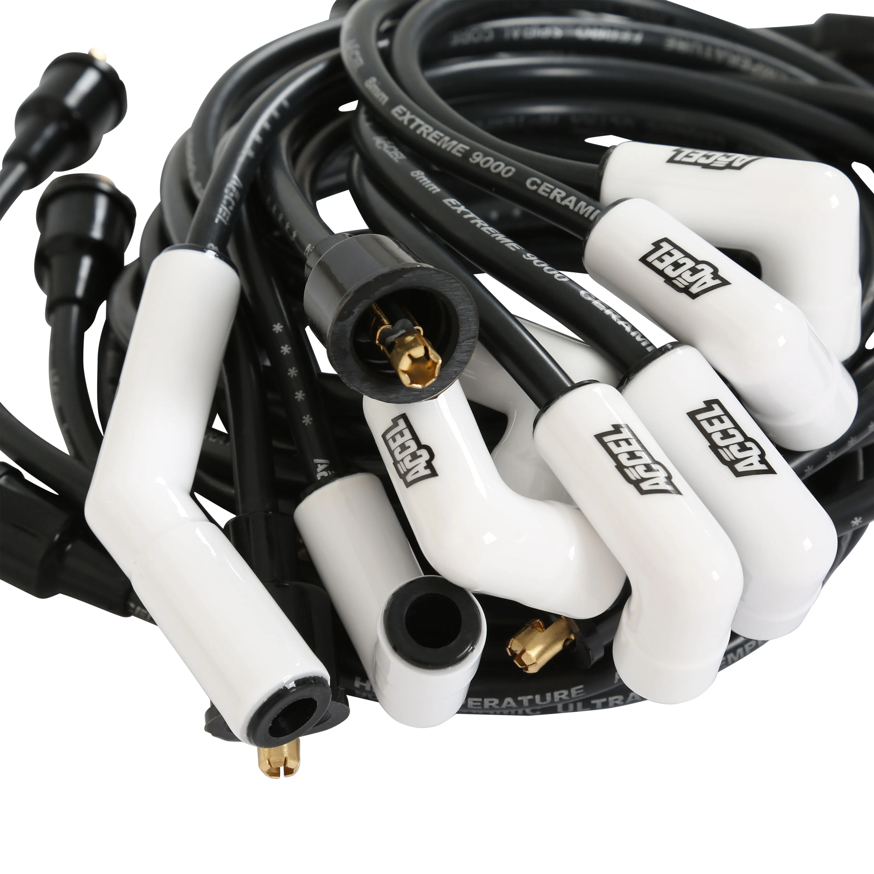 Juego de Cables de Bujía ACCEL Extreme 9000 con Botas Cerámicas para Mopar Big Block 361-440 (Excepto Hemi)