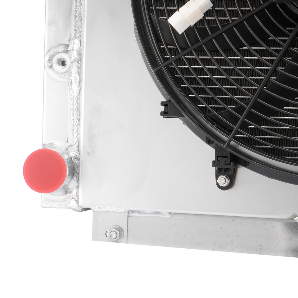 Radiador de Aluminio 4 Filas con Fan Shroud y Ventilador de 16” – Chevy Pickup 1947-1954