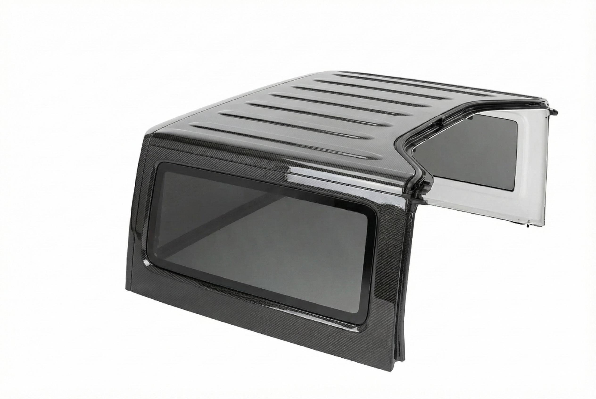 Kit de Techo Duro Modular de Fibra de Carbono (3K Twill) con Núcleo Nomex y Refuerzo de Kevlar para Jeep JK 2 puertas 2009 - 2018