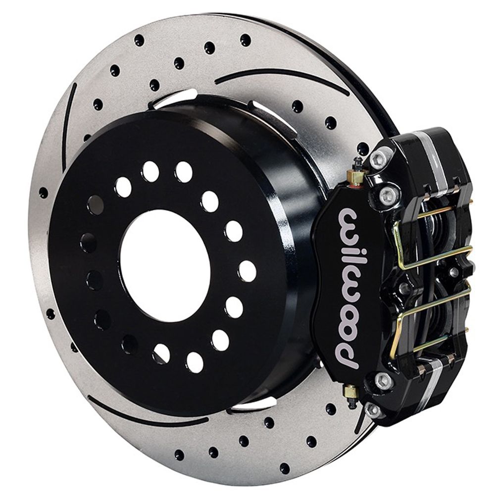 Kit de Frenos Traseros Wilwood Dynapro + Mangueras Flexline + Kit de Cables para Freno de Estacionamiento  Para Mustang 1965-1973