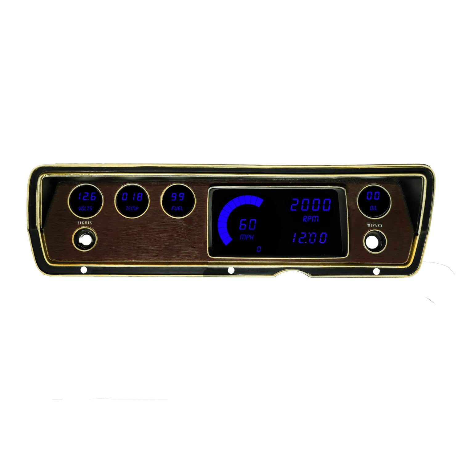 Panel de Instrumentos Digital LED Intellitronix para Mopar A-Body (Duster, Dart, Valiant 1968-1977)