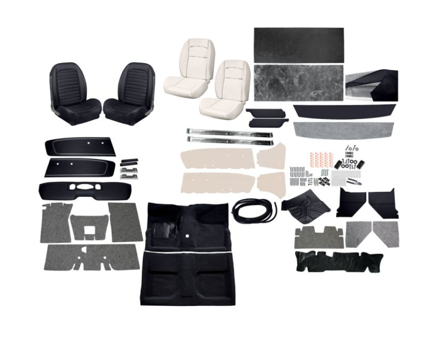 Kit Premium de Interior con tapicería TMI Sport II Ford Mustang 1966