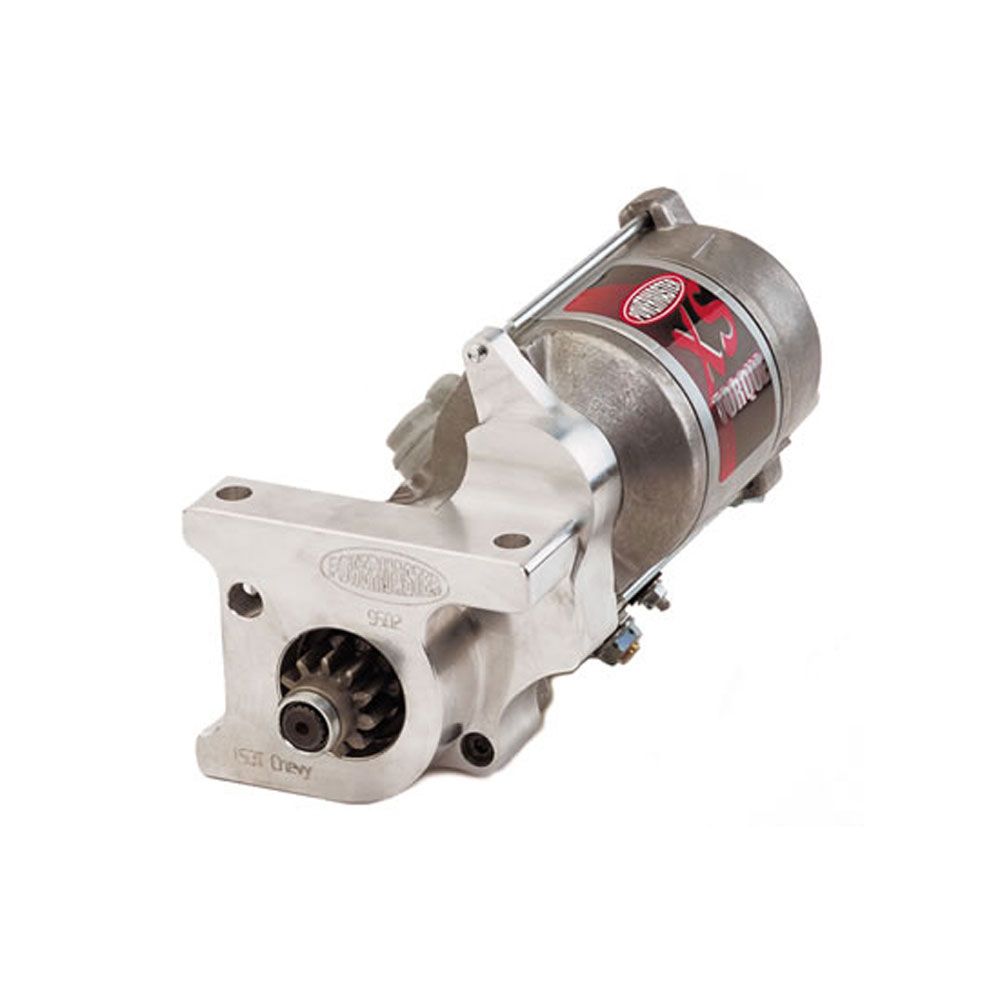 Marcha Powermaster Chrome XS Torque Mini para Motores 302 y 351W con Volante de 164 Dientes