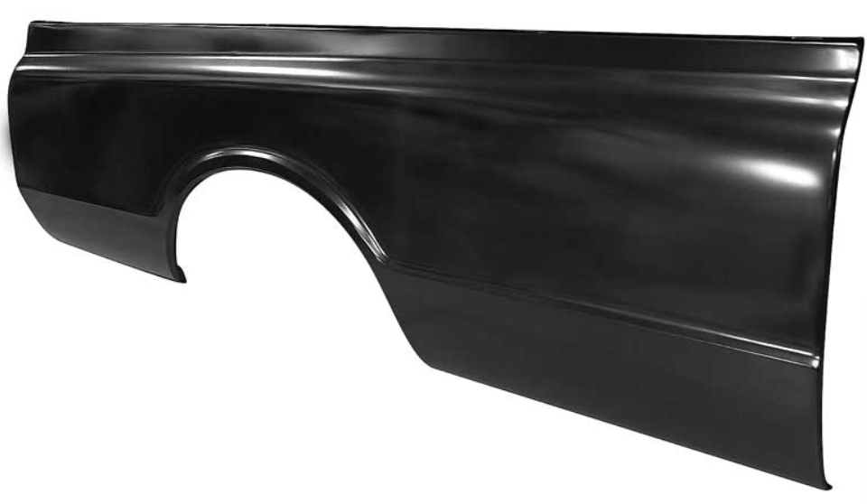 Panel Lateral de Caja 1967–72 Chevrolet / GMC Fleetside — Long Bed 8’ — Sin Alojamiento para Cuarto Lateral — Lado Derecho (Pasajero)