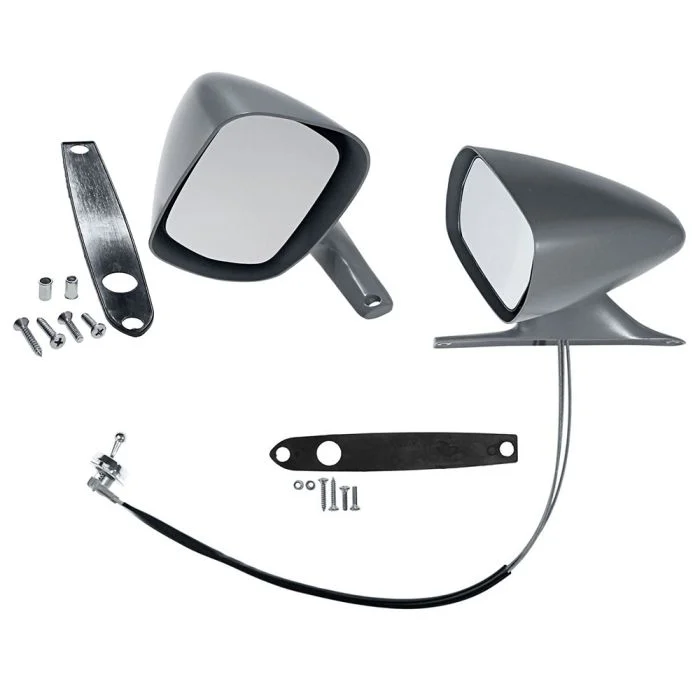 Espejos de Carreras para Mustang 1969-1970 – Lado Conductor (Remote) y Pasajero