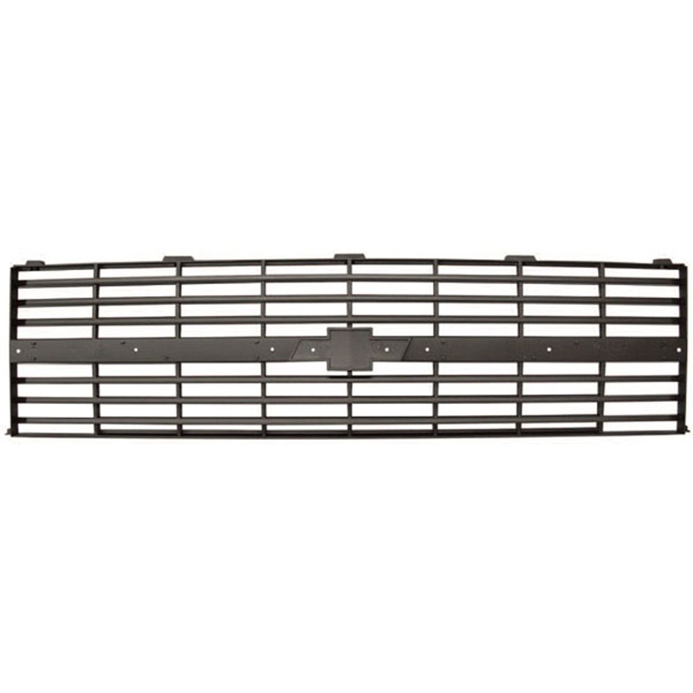 Parrilla Gris Oscuro para Faros Dobles con Provisión de Emblema para Chevrolet Pick Up 1983–1984