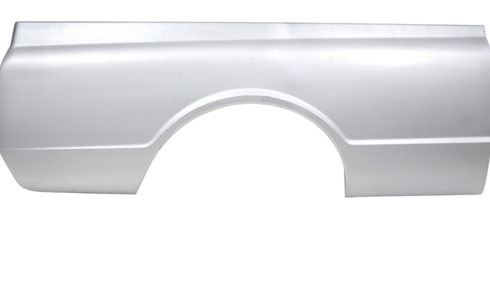 Panel Lateral de Caja 1967–72 Chevrolet / GMC Fleetside — Long Bed 8’ — Sin Alojamiento para Cuarto Lateral — Lado Derecho (Pasajero)