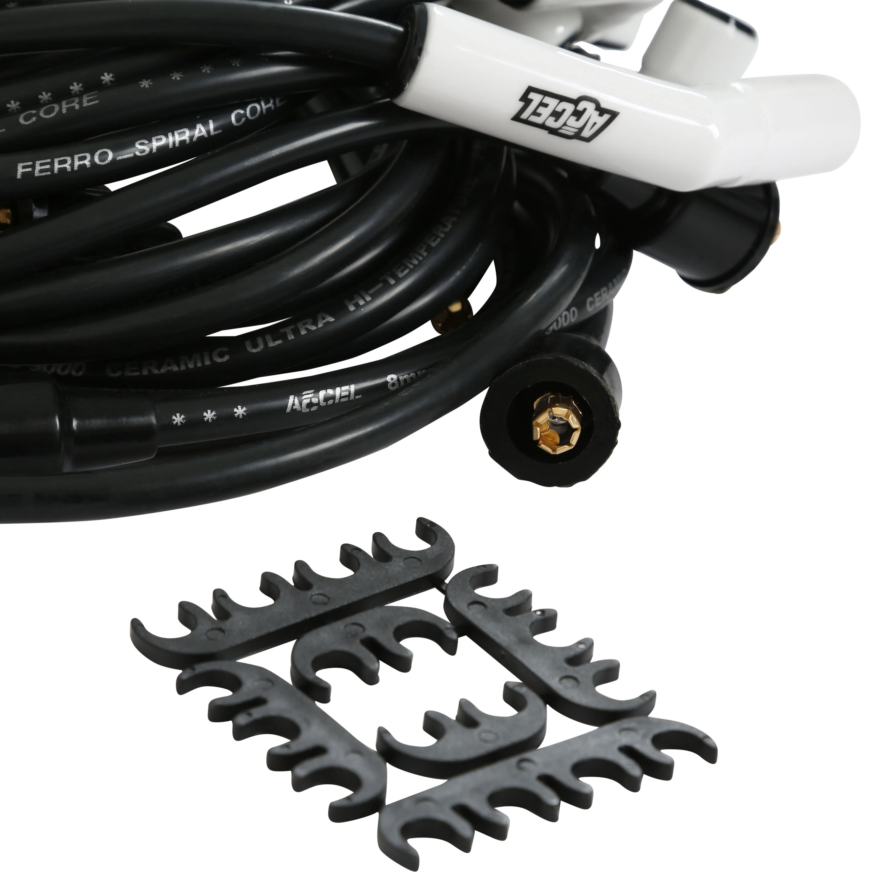 Juego de Cables de Bujía ACCEL Extreme 9000 con Botas Cerámicas para Mopar Big Block 361-440 (Excepto Hemi)