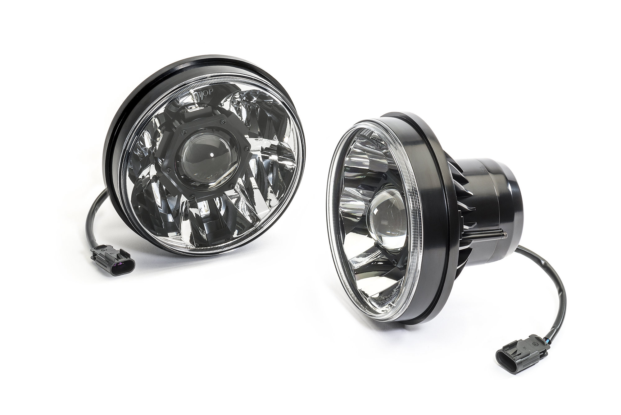 Faros Delanteros LED KC HiLiTES Gravity PRO 7" para Jeep Wrangler JK (2007-2018)