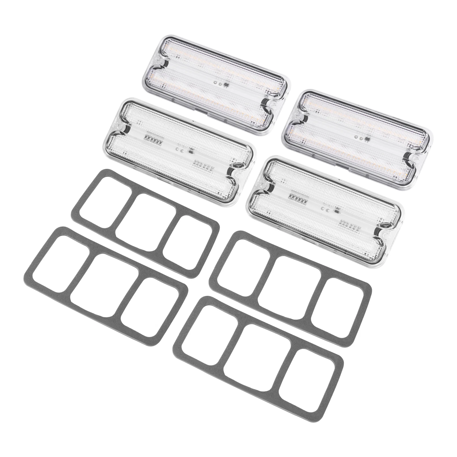 Luces Direccionales LED con Lente Transparente Chevrolet 68 - 72 (Roja y Ámbar)