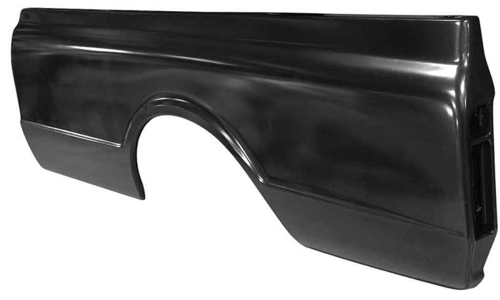 Panel Lateral de Caja 1967–72 Chevrolet / GMC Fleetside — Long Bed 8’ — Sin Alojamiento para Cuarto Lateral — Lado Izquierdo (Conductor)