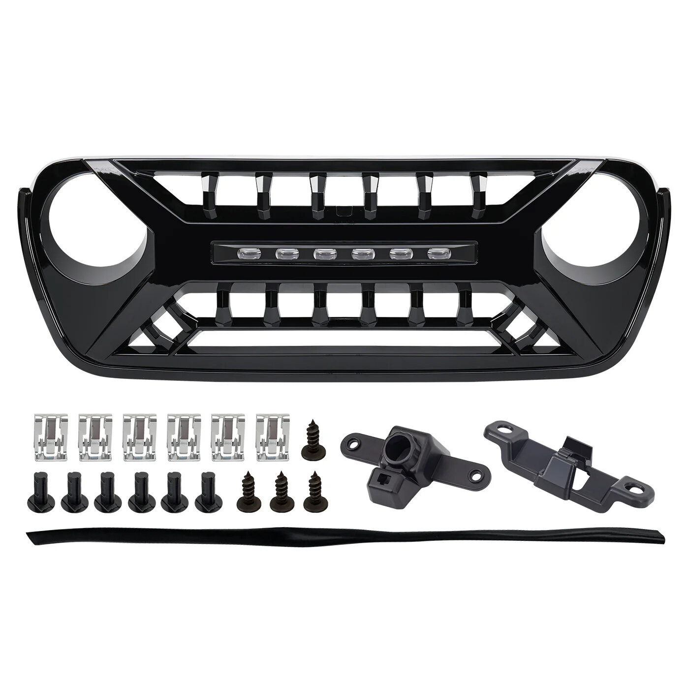 Parrilla Armor American Modified (AMJPAA00135) con Luces Off-Road Integradas