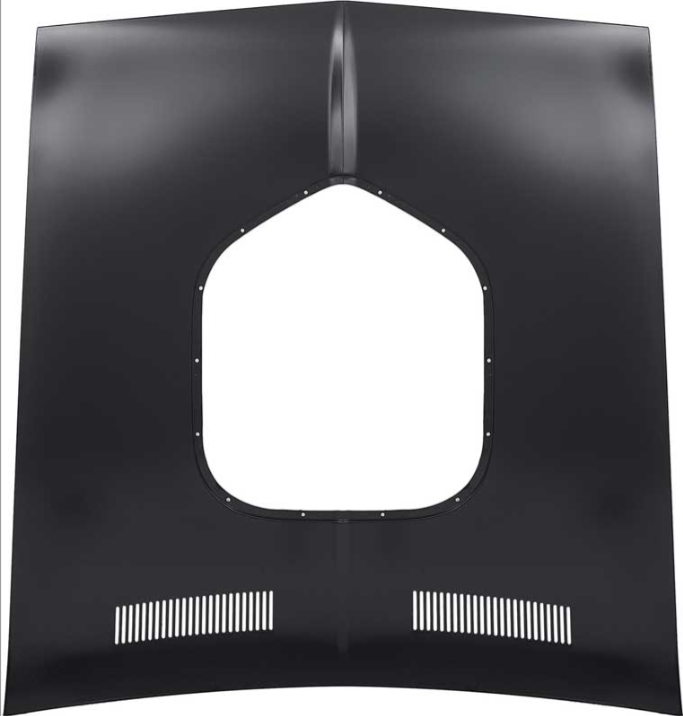 Cofre Shaker de Reproducción para Plymouth Barracuda / Cuda (1970-1974) - Diseño para Motores 6 Pack o Hemi