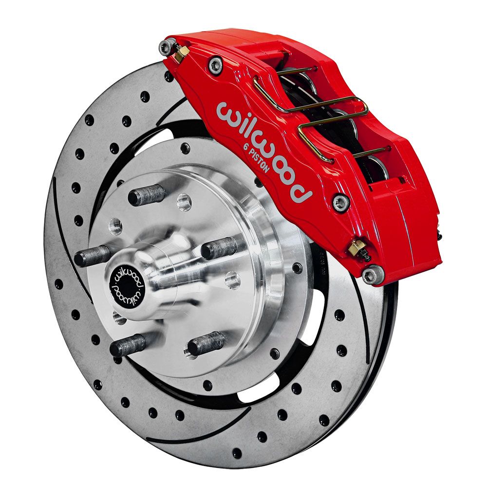 Kit de Frenos Wilwood Dynapro 12.19” de 6 Pistones + Líneas Flexibles Delanteras para Mustang 1965-1969