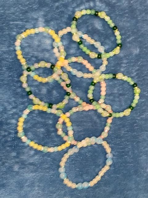 Colorful Beaded Bracelets Set of 3