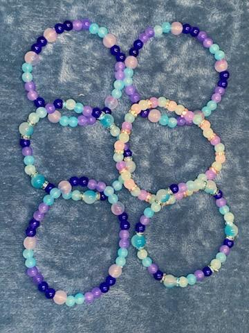 Colorful Beaded Bracelets Set of 3