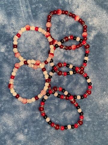 Handmade Beaded Bracelets Set of 3