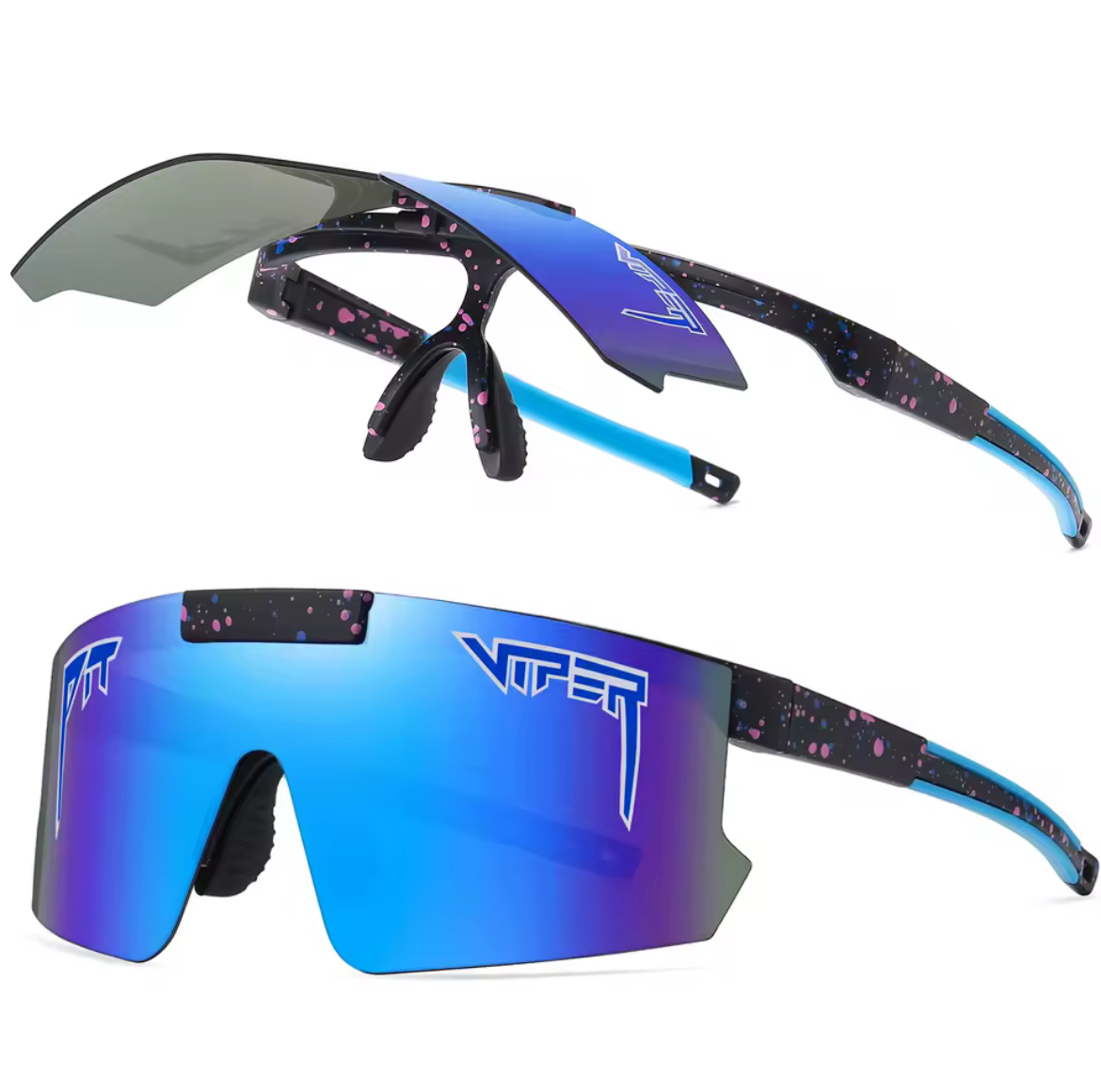 The Authentic Pit Viper Flip Up Polarized Sunglasses UV400