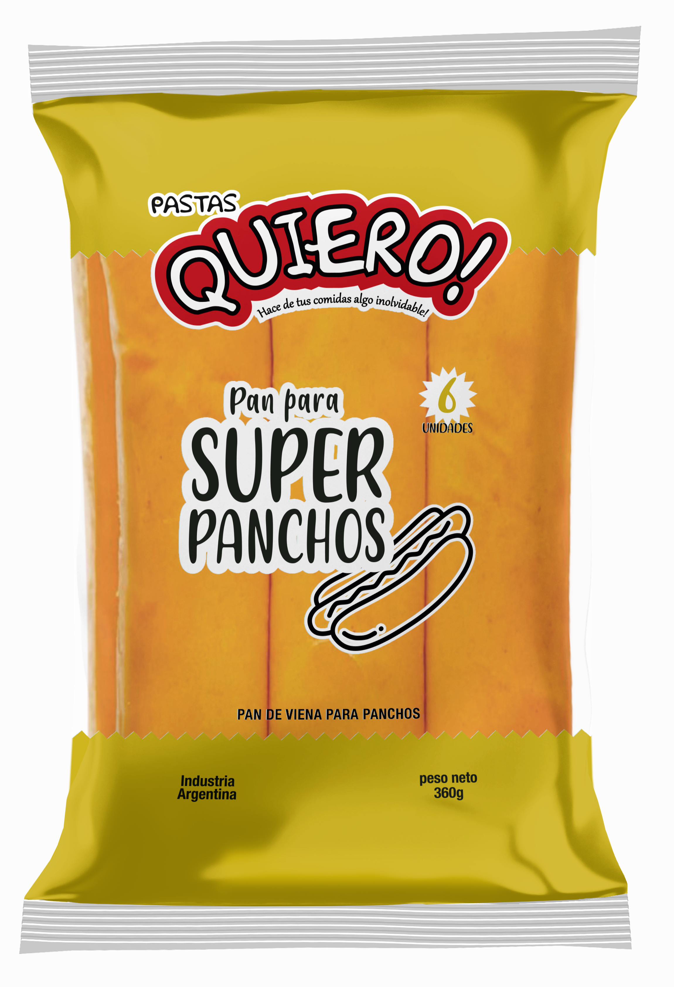 Pan de viena para super panchos