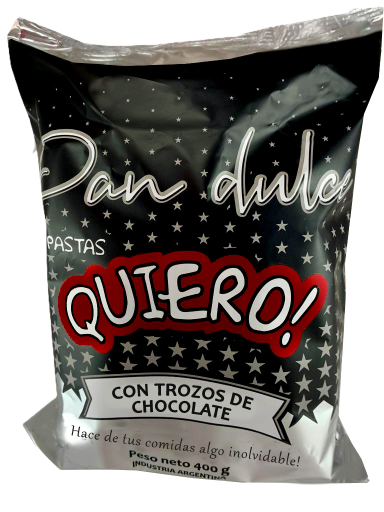 Pan dulce con trozos de chocolate