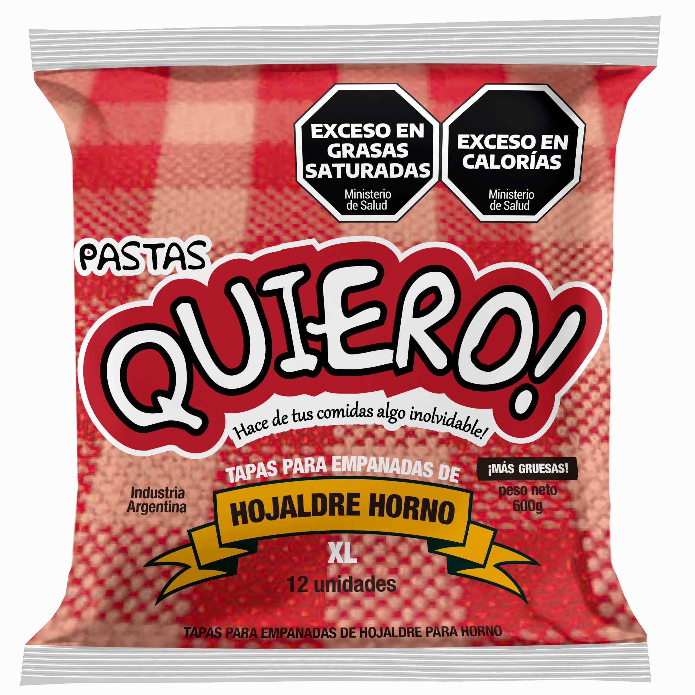 Tapas para empanadas de hojaldre horno XL600