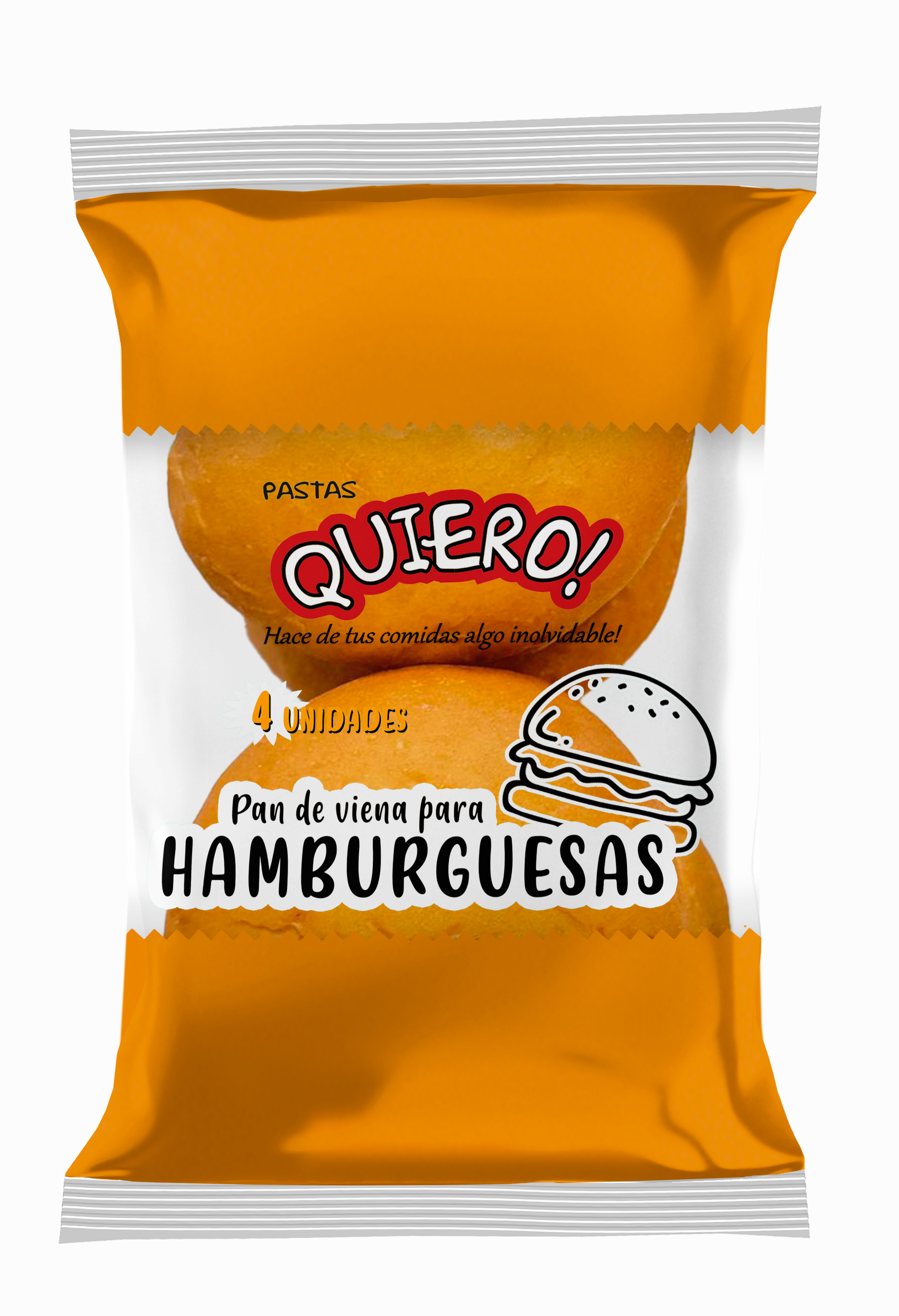 Pan de viena para hamburguesas 