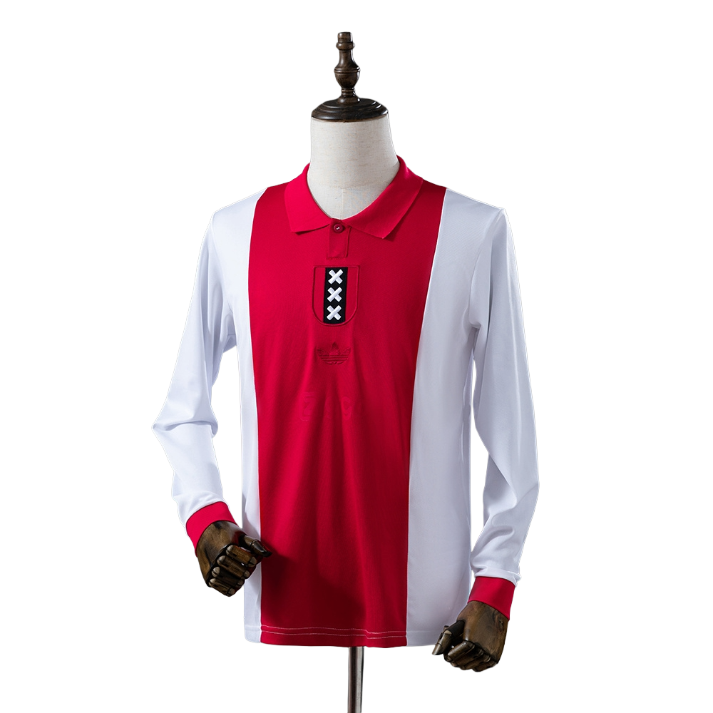 AFC Ajax Football Club 125th Anniversary Long Sleeve Kit Shirt Calcio Soccer Jersey Fußball camiseta BNWT