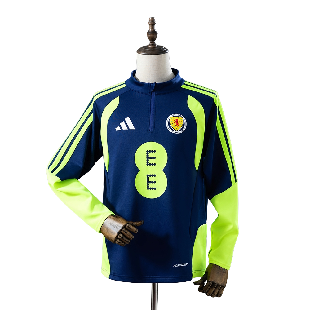 2025-26 Scotland national football team 1/4 Zip Soccer Training Top BNWT