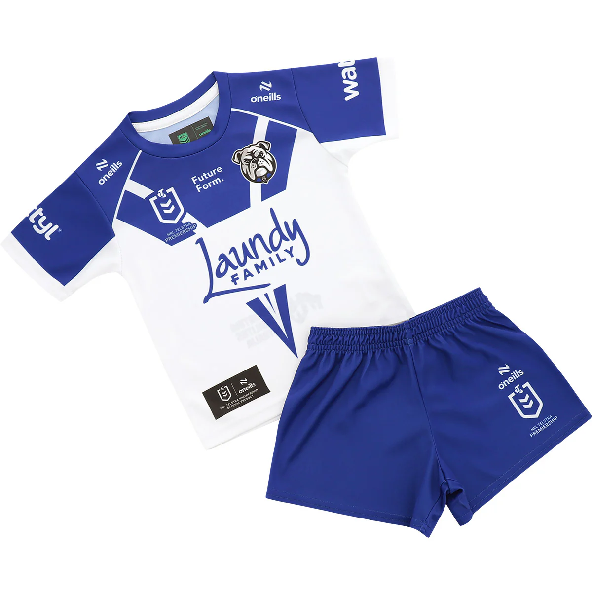 2026 Canterbury-Bankstown Bulldogs Rugby league team Home Toddler Full-Kit BNWT
