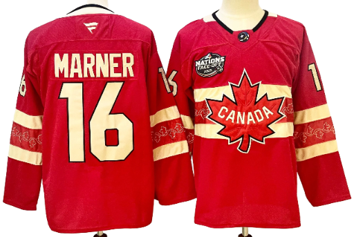 Team Canada 4 Nations Premium Jersey 2025 - Red - Mitch Marner - Mens BNWT