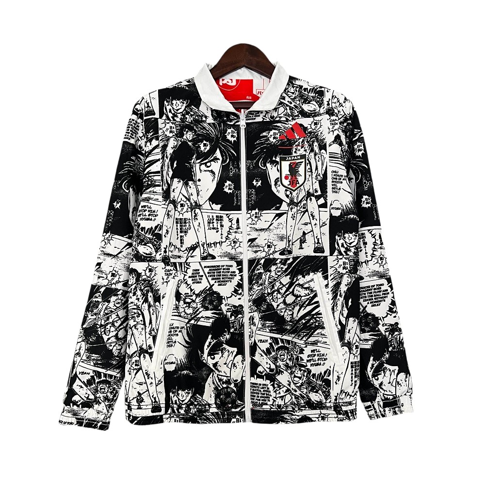 2023-24 Japan national football team Track Jacket Reversible Full Zip Anthem Top Windbreaker Soccer Fußball BNWT