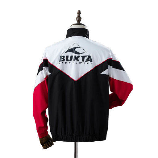 1992-93 Sevilla Football Club Full Zip Anthem Track Jacket Top Windbreaker Soccer Fußball Retro-Style BNWT