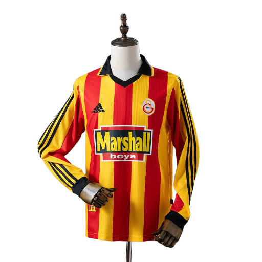 Galatasaray S.K. Football team Home 1999-00 Long Sleeve Calcio Retro Soccer Classic Fußball Vintage BNWT