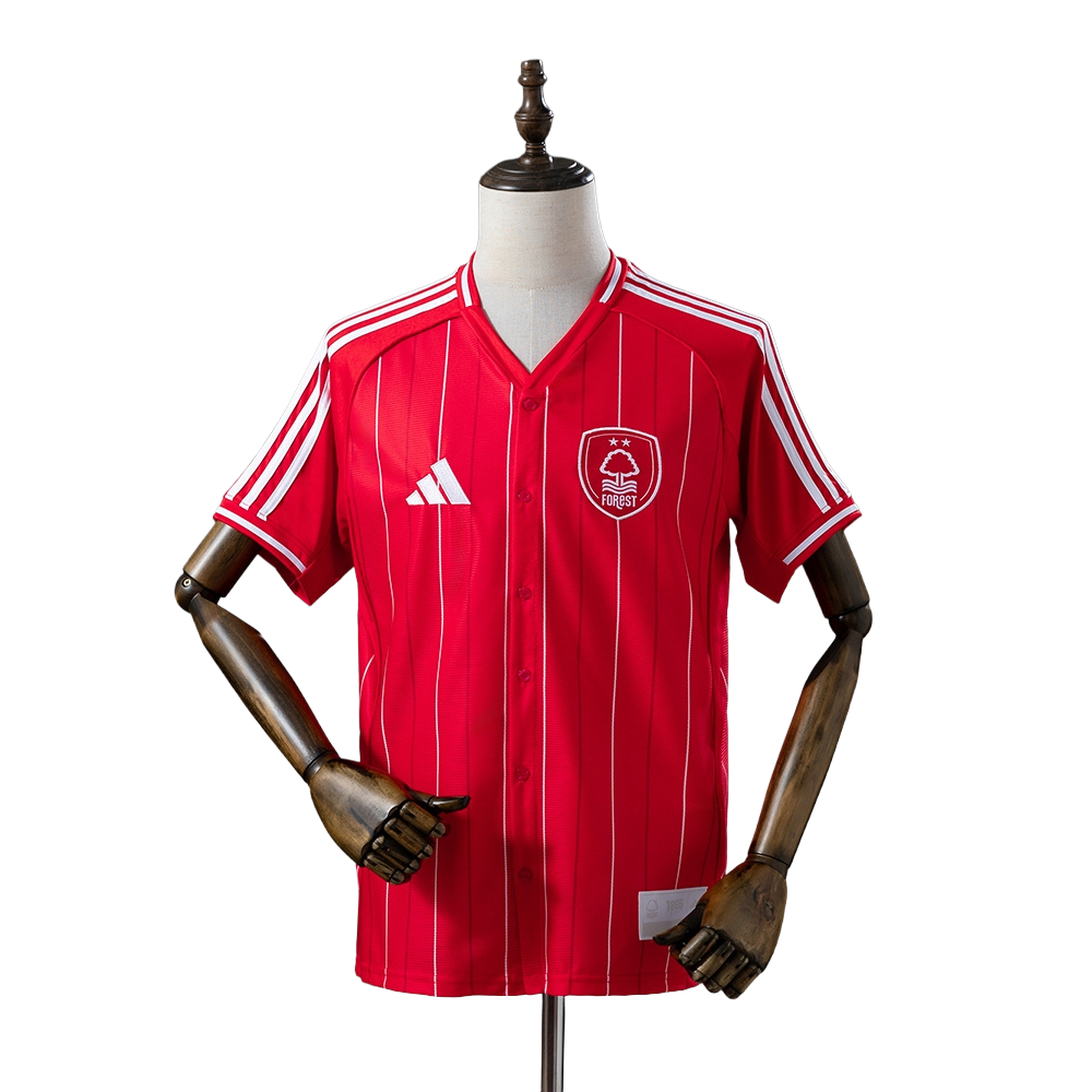 2025-26 Nottingham Forest F.C. Baseball Jersey (Adults) BNWT