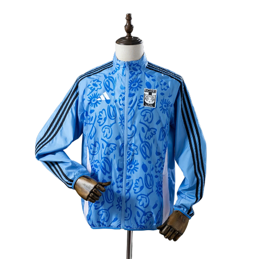 2024-25 Tigres UANL Football Club Full Zip Reversible Anthem Track Jacket Top Windbreaker Soccer Fußball BNWT