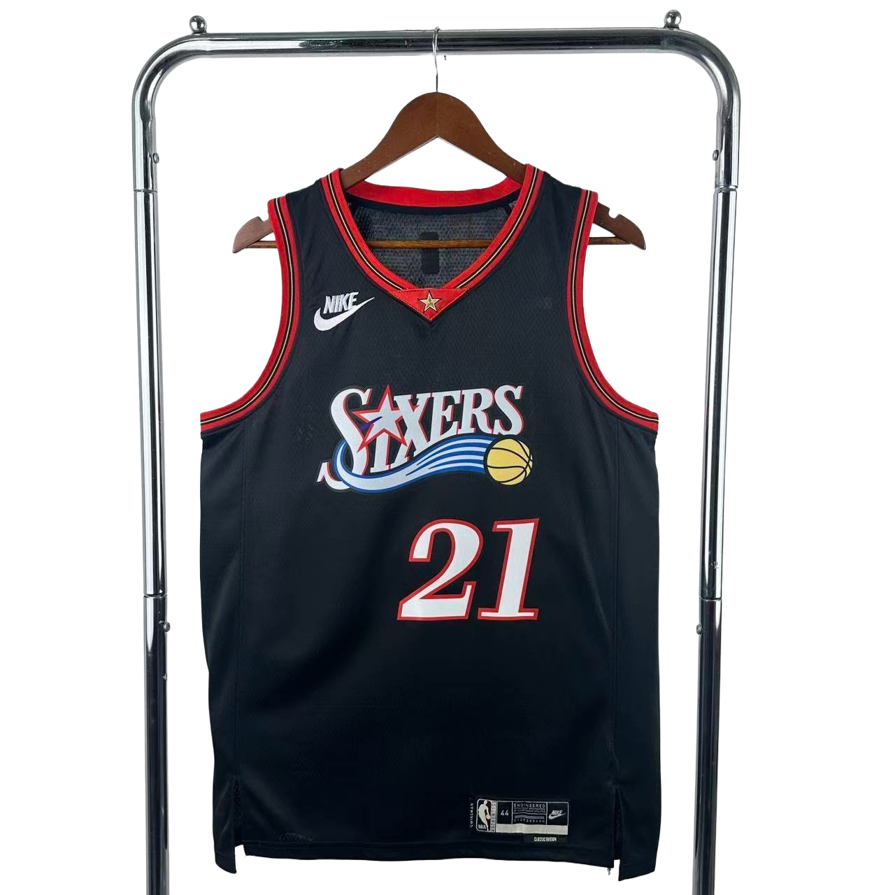 2025-26 Philadelphia 76ers Basketball team Hardwood Classics Swingman Jersey (Adults) Unisex BNWT