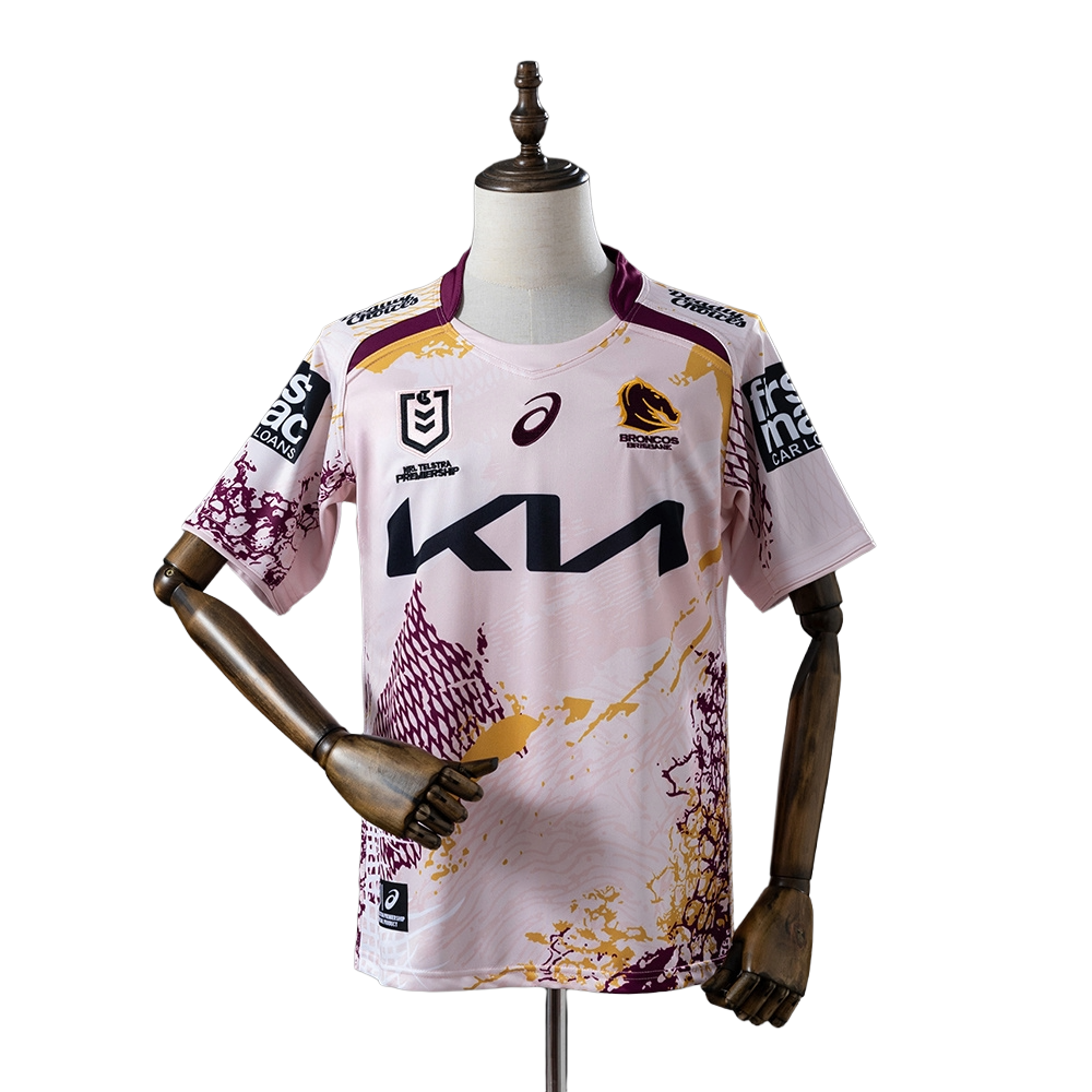 2025 Brisbane Broncos Rugby league team Indigenous Men's Replica Jersey BNWT