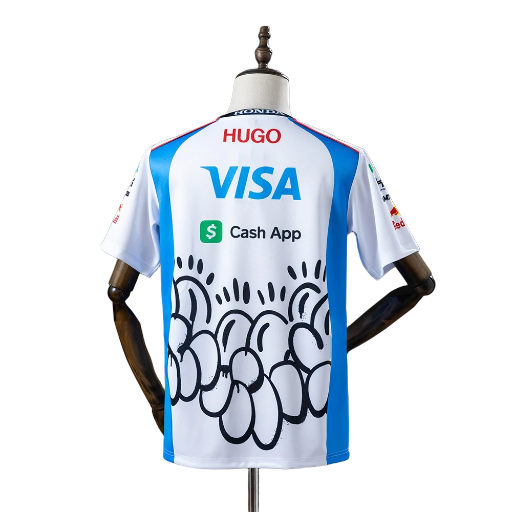 RB Cash APP Special Edition Silverstone GP Replica T-Shirt BNWT