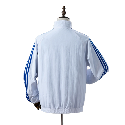 Man United Football Club Full Zip Reversible Anthem Track Jacket Top Windbreaker Retro-Style Soccer Fußball BNWT