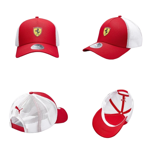 Scuderia Ferrari PUMA Trucker Cap Adjustable (Adults) BNWT