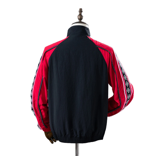 1998-99 M-U Football Club Treble Winning Track Top Windbreaker Jacket Retro-Style Soccer Fußball BNWT