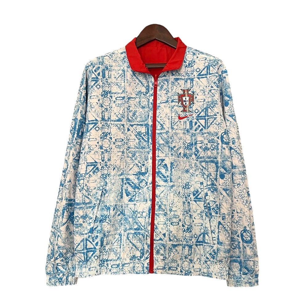 2024-25 Portugal national football team Reversible Anthem Track Jacket Top Windbreaker Soccer Fußball BNWT