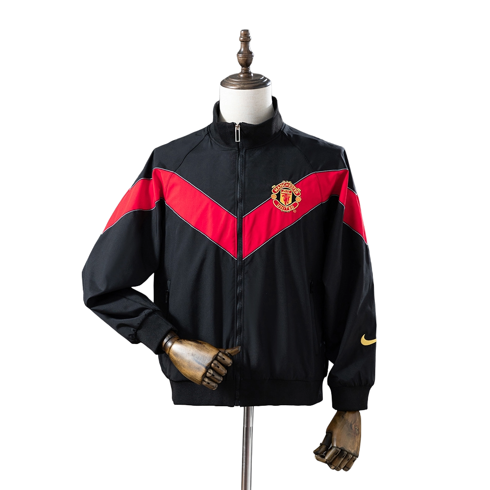  2006-07 Man United Football Club Woven Retro Windbreaker Soccer Anthem Track Top Jacket BNWT