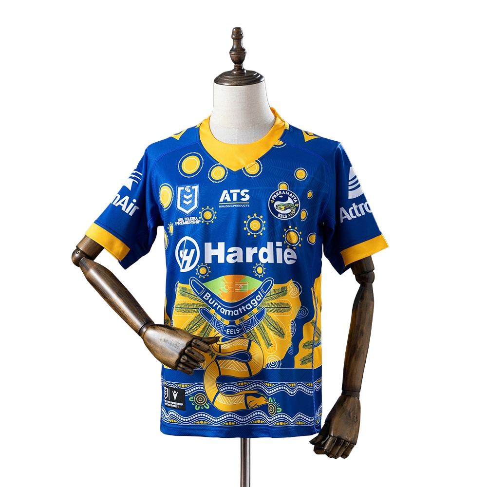 2025-26 Parramatta Eels Rugby league team Indigenous Men's Replica Jersey BNWT